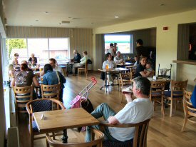 Picture of the inside of clubhouse extension