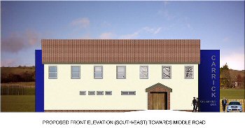 Front Elevation of Proposed Development - Click to enlarge...