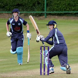 Alex Haggan added some momentum towards the end of innings.