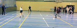 Young players in action at CCC Winter Coaching Academy.