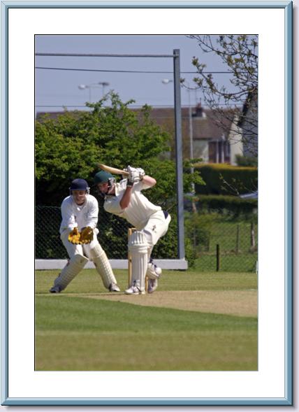 Andy in batting action