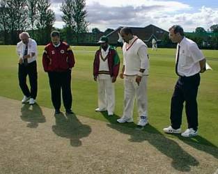 The Captains toss-up...