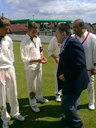 Meeting the Gibraltar team...