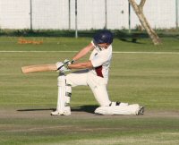 Louis Delport batting