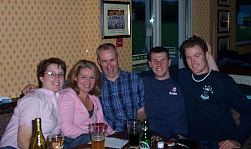 Winning team from table quiz...