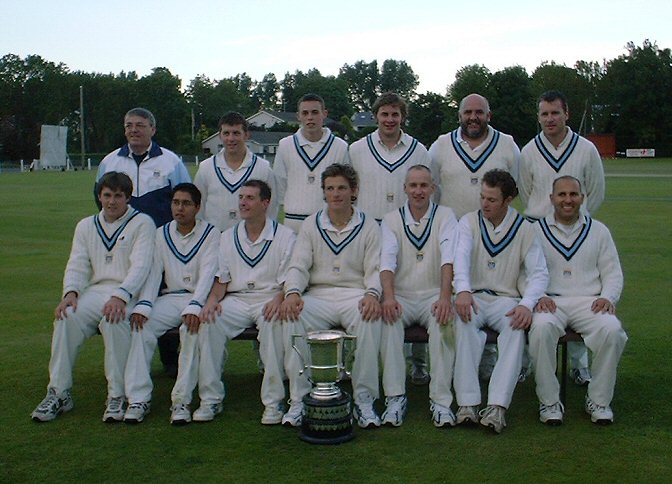 The victorious team...